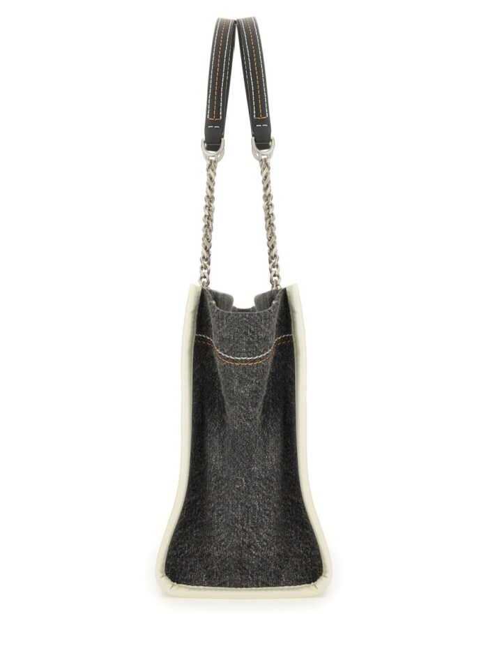 Marc Jacobs "THE DENIM CHAIN MEDIUM" TOTE BAG