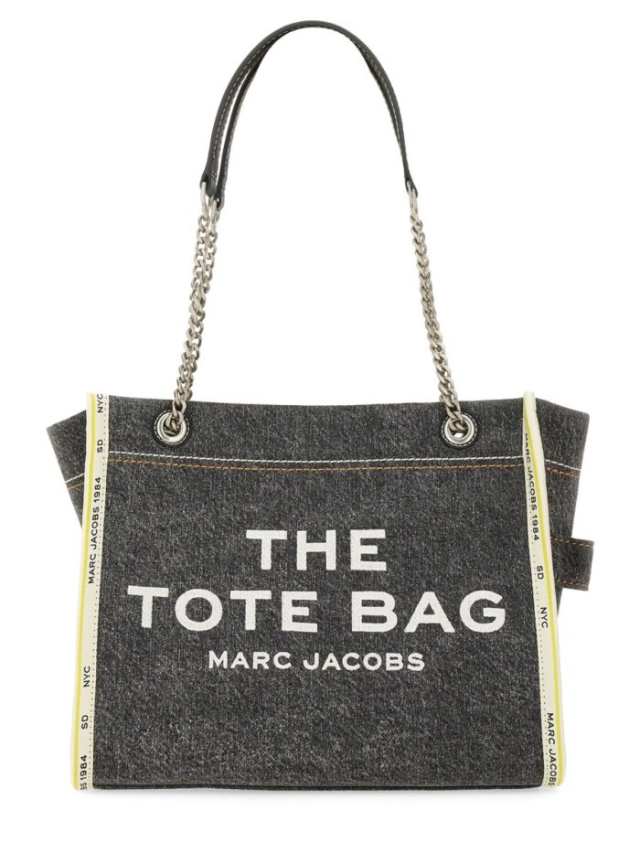 Marc Jacobs "THE DENIM CHAIN MEDIUM" TOTE BAG