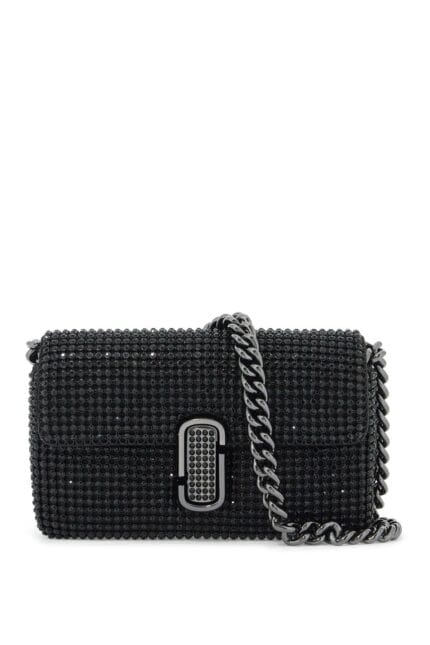 MARC JACOBS The Rhinestone J Marc Mini Shoulder Bag By