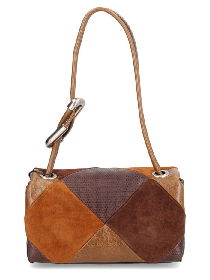 Marc Jacobs "THE SUEDE PATCHWORK MINI DUAL" BAG