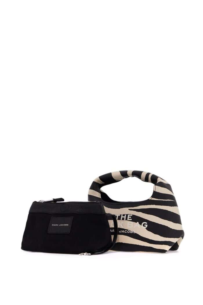 MARC JACOBS The Zebra Leather Mini Sack Bag