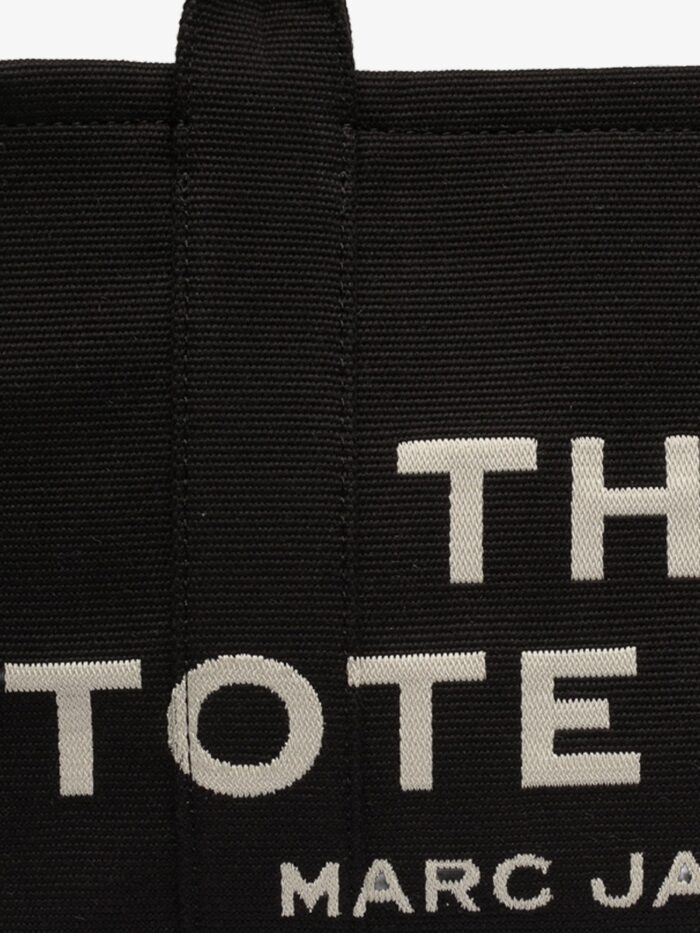 Marc Jacobs Traveler Tote Canvas Shopping Bag With Logo On The Front
