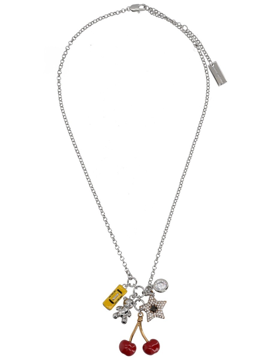 Marc Jacobs "TRINKET CHARM CLUSTER" NECKLACE