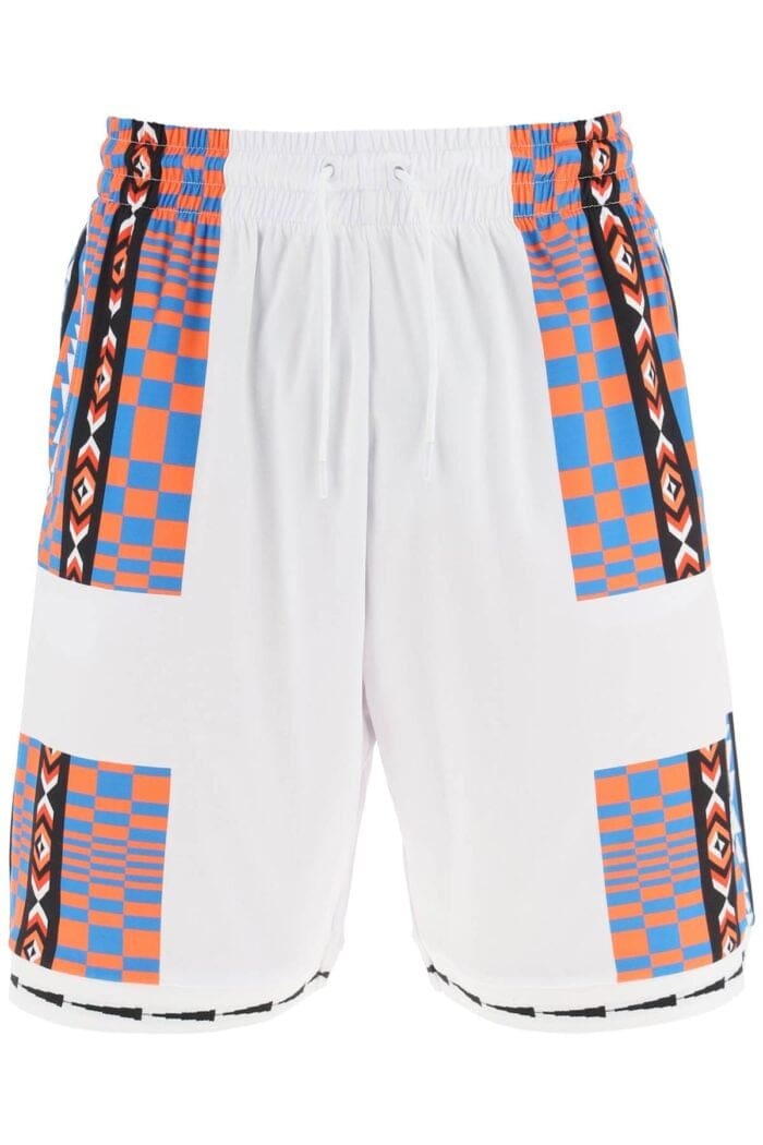 Marcelo Burlon Aop Folk Kappa Soccer Shorts