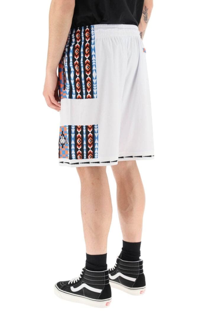 Marcelo Burlon Aop Folk Kappa Soccer Shorts