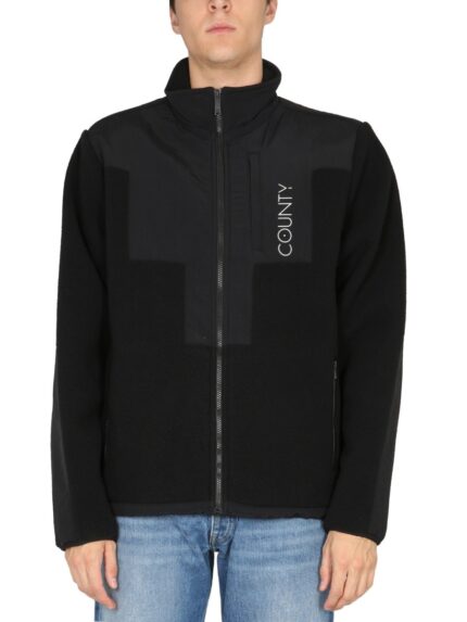 MARCELO BURLON COUNTY OF MILAN GIACCA TRACK CROSS BLOCK
