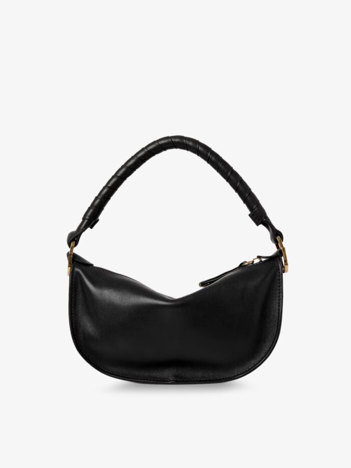 CHLOE' Marcie Mini Leather Crossbody Bag With Stitching Detail