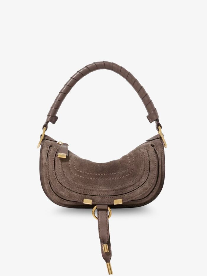 chloe' marcie suede shoulder bag CHLOE' Marcie Suede Shoulder Bag