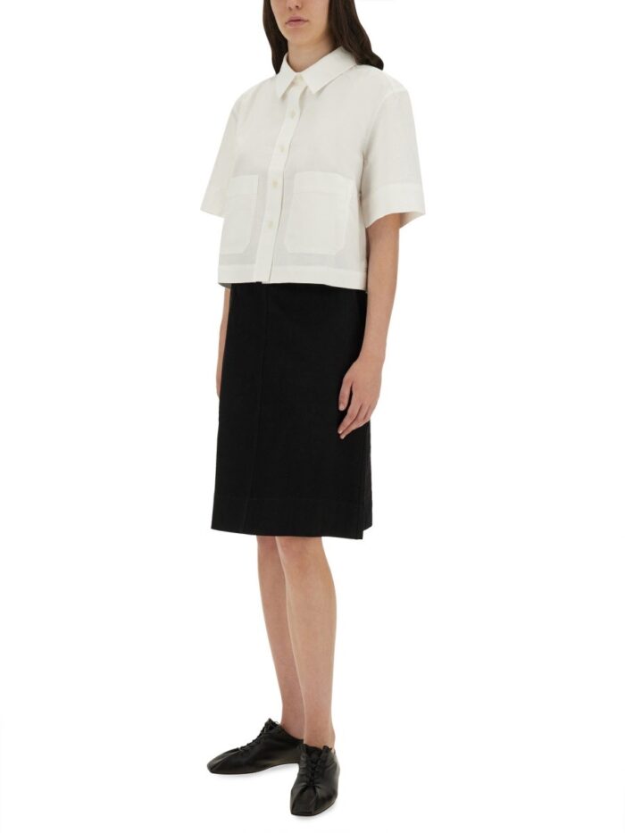 MARGARET HOWELL CROPPED SHIRT