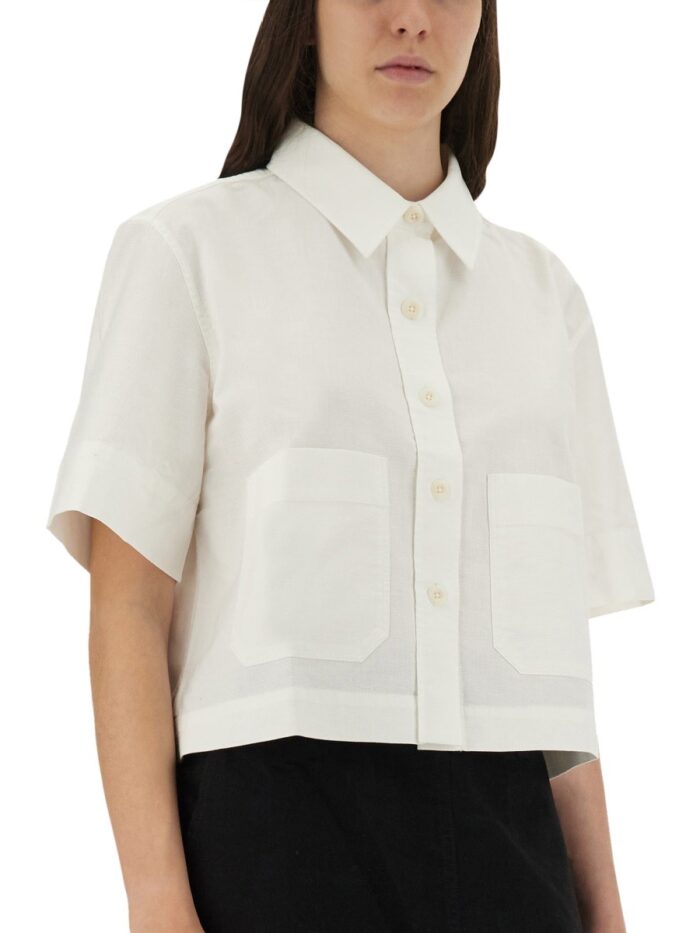 MARGARET HOWELL CROPPED SHIRT