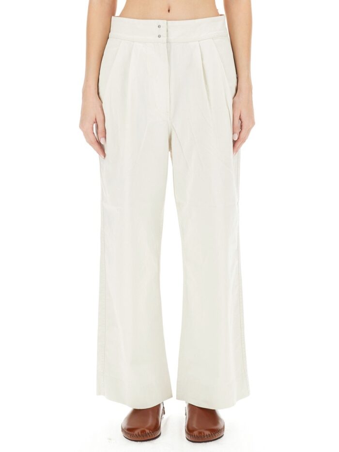 margaret howell wide leg pants MARGARET HOWELL WIDE LEG PANTS