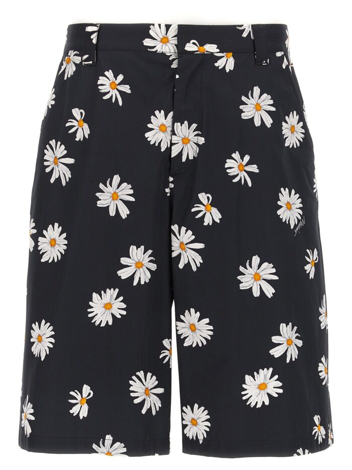 moschino 'margherite' print bermuda shorts Moschino 'Margherite' Print Bermuda Shorts