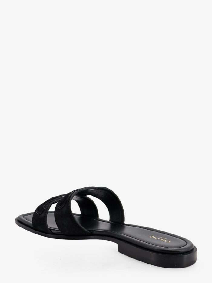 Celine Marina Suede Sandals With Triomphe Logo