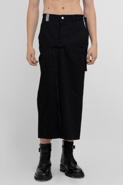 MARINA YEE Billie Jean Reworked Midi Denim Skirt