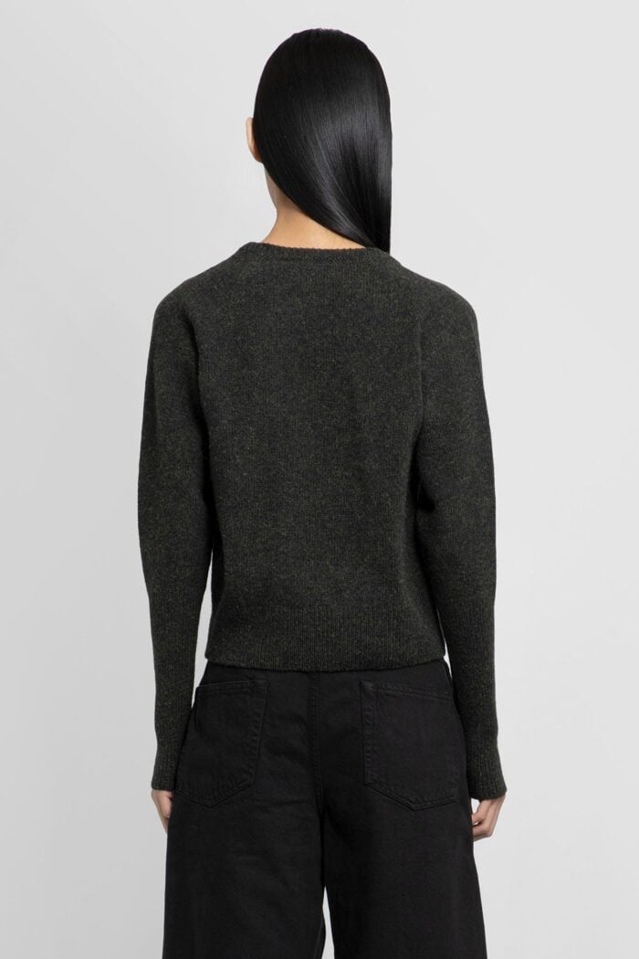 MARINA YEE M.y. Cropped V-neck Origami Knit