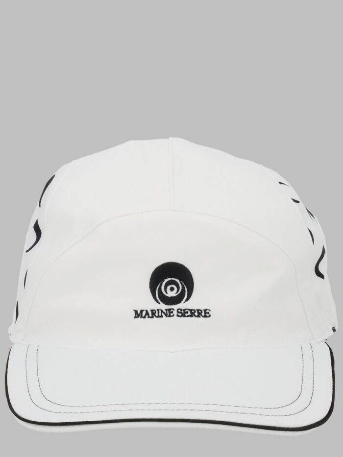 marine serre cappello da baseball con logo MARINE SERRE CAPPELLO DA BASEBALL CON LOGO