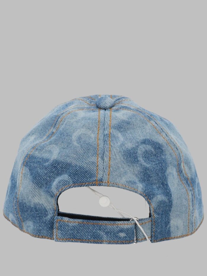 MARINE SERRE CAPPELLO DA BASEBALL "MOON" IN DENIM