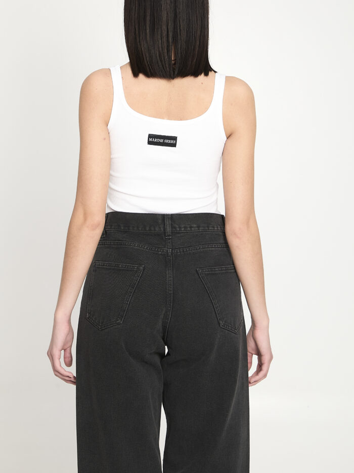 Marine Serre Cropped tank top