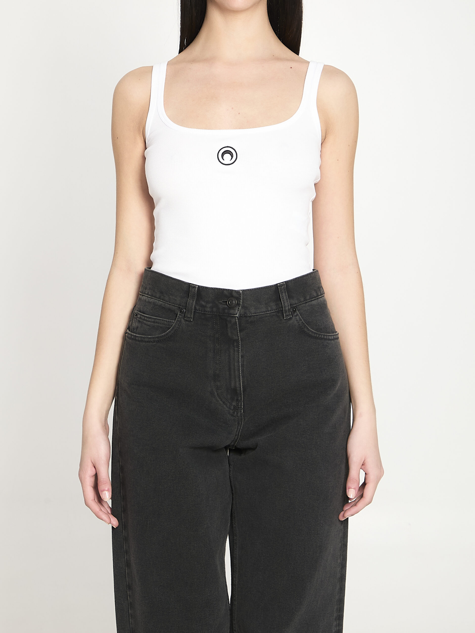 Marine Serre Cropped tank top