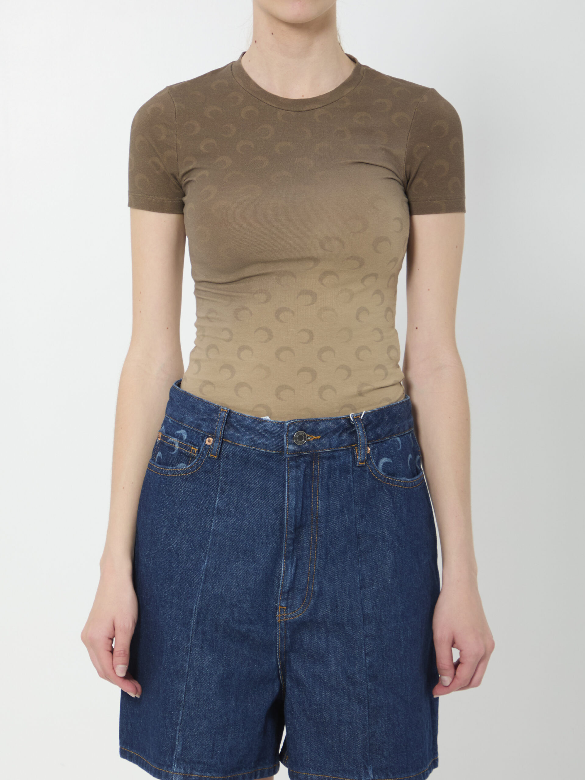Marine Serre Faded Moon T-shirt