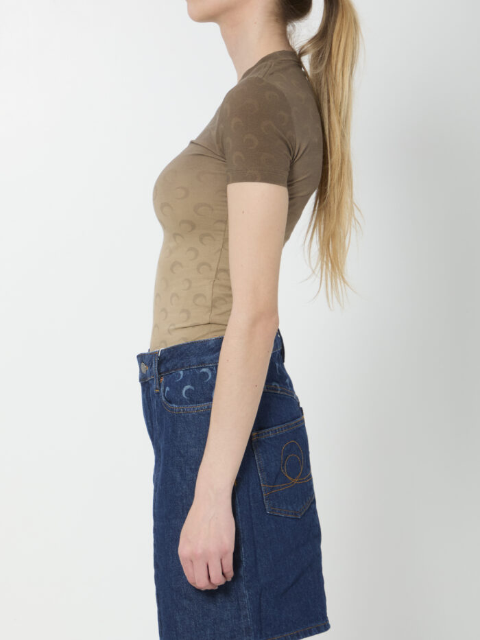 Marine Serre Faded Moon T-shirt