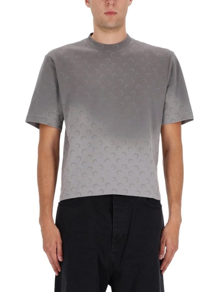 MARINE SERRE "FADED MOON" T-SHIRT
