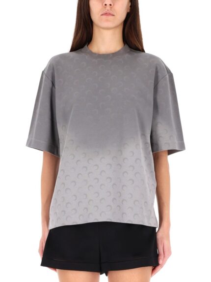 MARINE SERRE "FADED MOON" T-SHIRT
