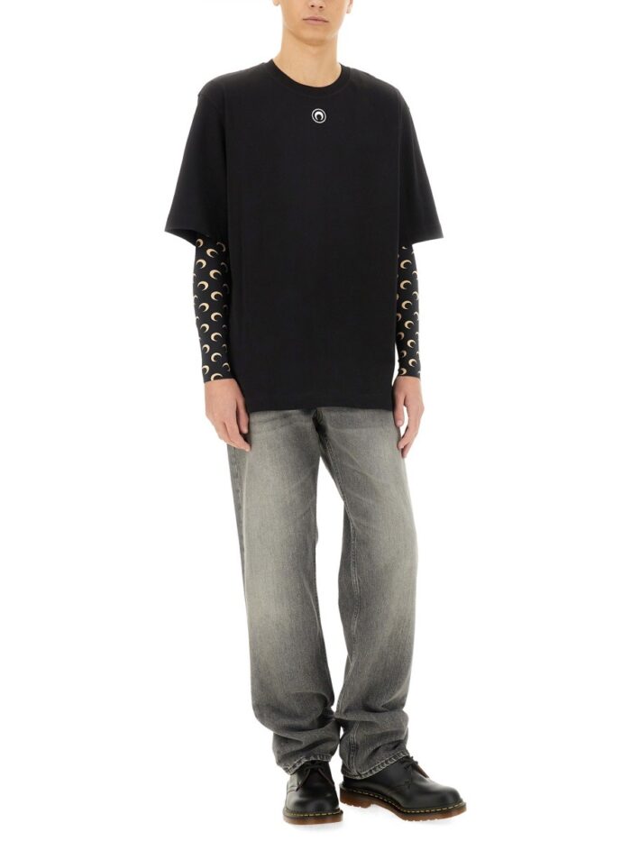 MARINE SERRE JERSEY T-SHIRT