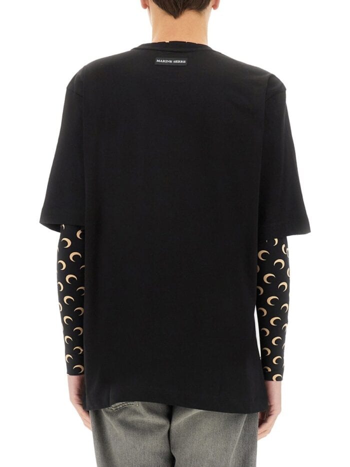 MARINE SERRE JERSEY T-SHIRT