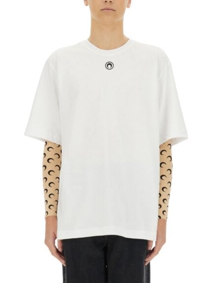 MARINE SERRE JERSEY T-SHIRT