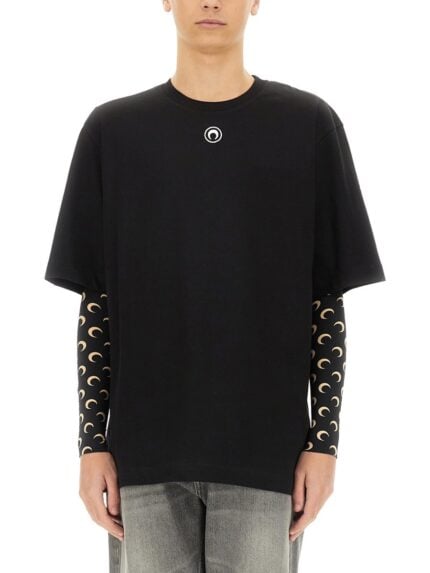 MARINE SERRE JERSEY T-SHIRT