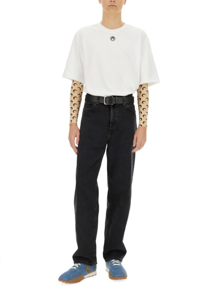 MARINE SERRE JERSEY T-SHIRT