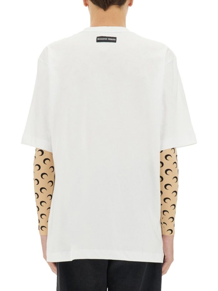 MARINE SERRE JERSEY T-SHIRT