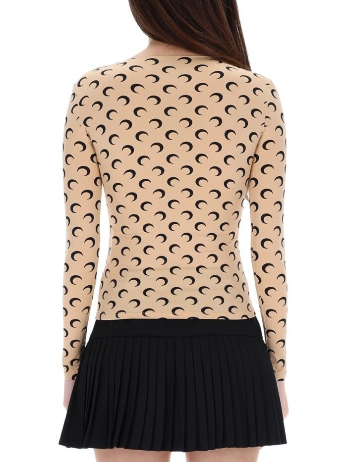 MARINE SERRE LONG-SLEEVED TOP