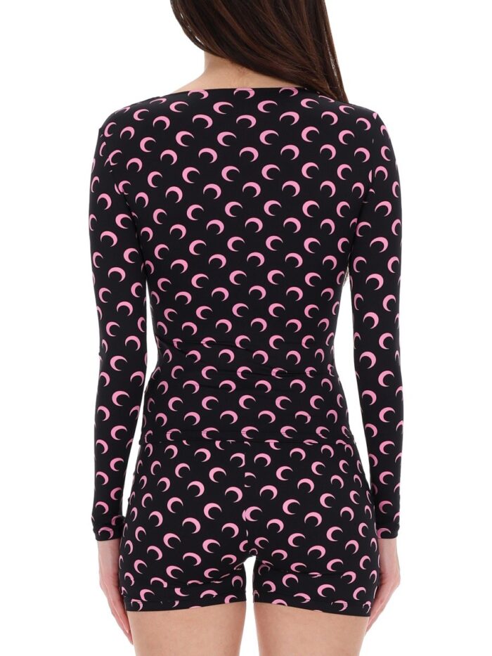 MARINE SERRE LONG-SLEEVED TOP