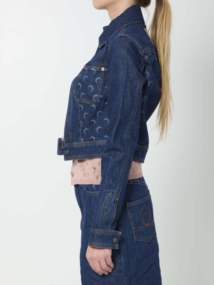 Marine Serre Midnight Trucker jacket
