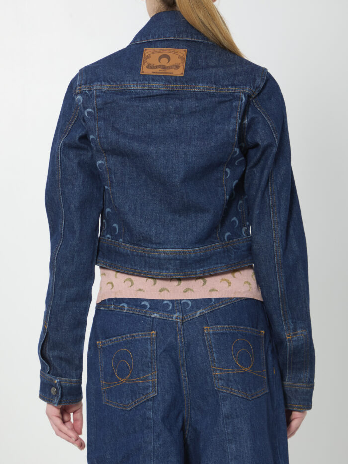 Marine Serre Midnight Trucker jacket