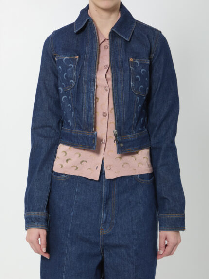 Marine Serre Midnight Trucker jacket