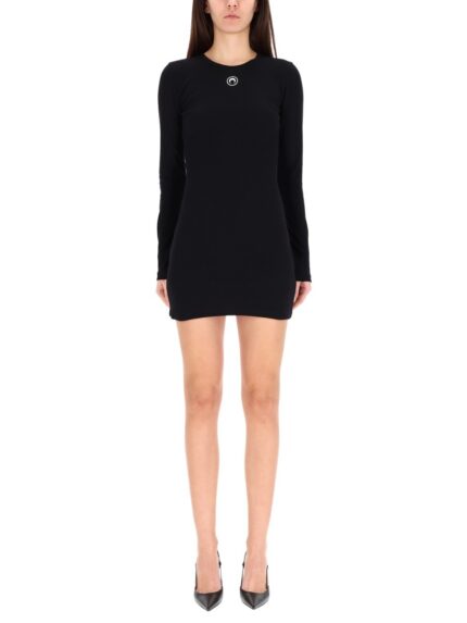 MARINE SERRE MINI DRESS WITH LOGO