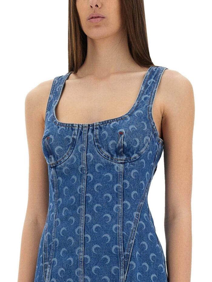 MARINE SERRE MINI "MOON" DRESS