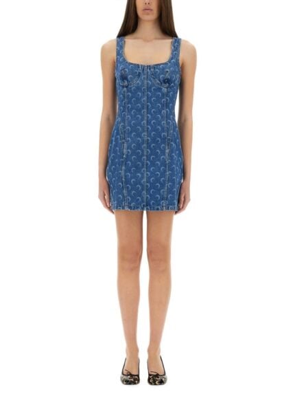 MARINE SERRE MINI "MOON" DRESS