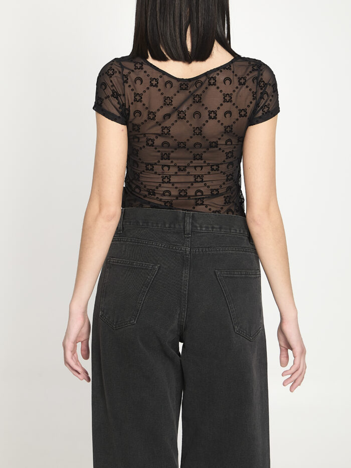 Marine Serre Monogram mesh top