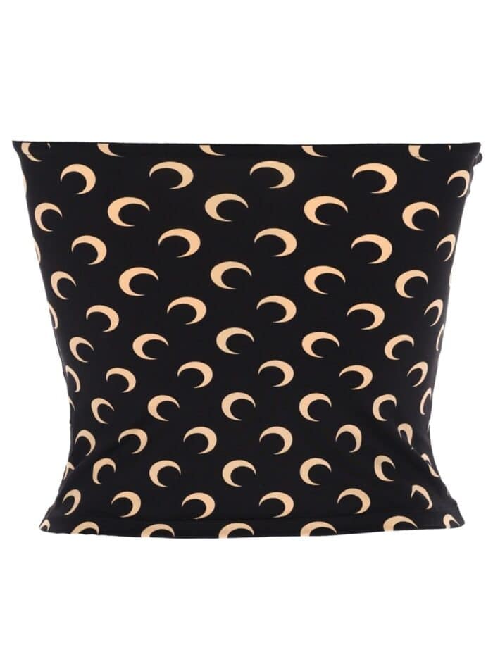 MARINE SERRE "MOON" BUSTIER TOP