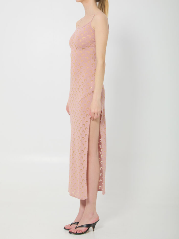 Marine Serre Moon Devore maxi dress