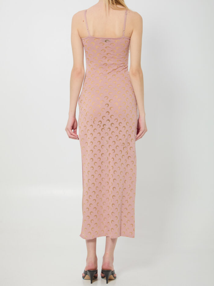 Marine Serre Moon Devore maxi dress