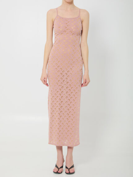 Marine Serre Moon Devore maxi dress