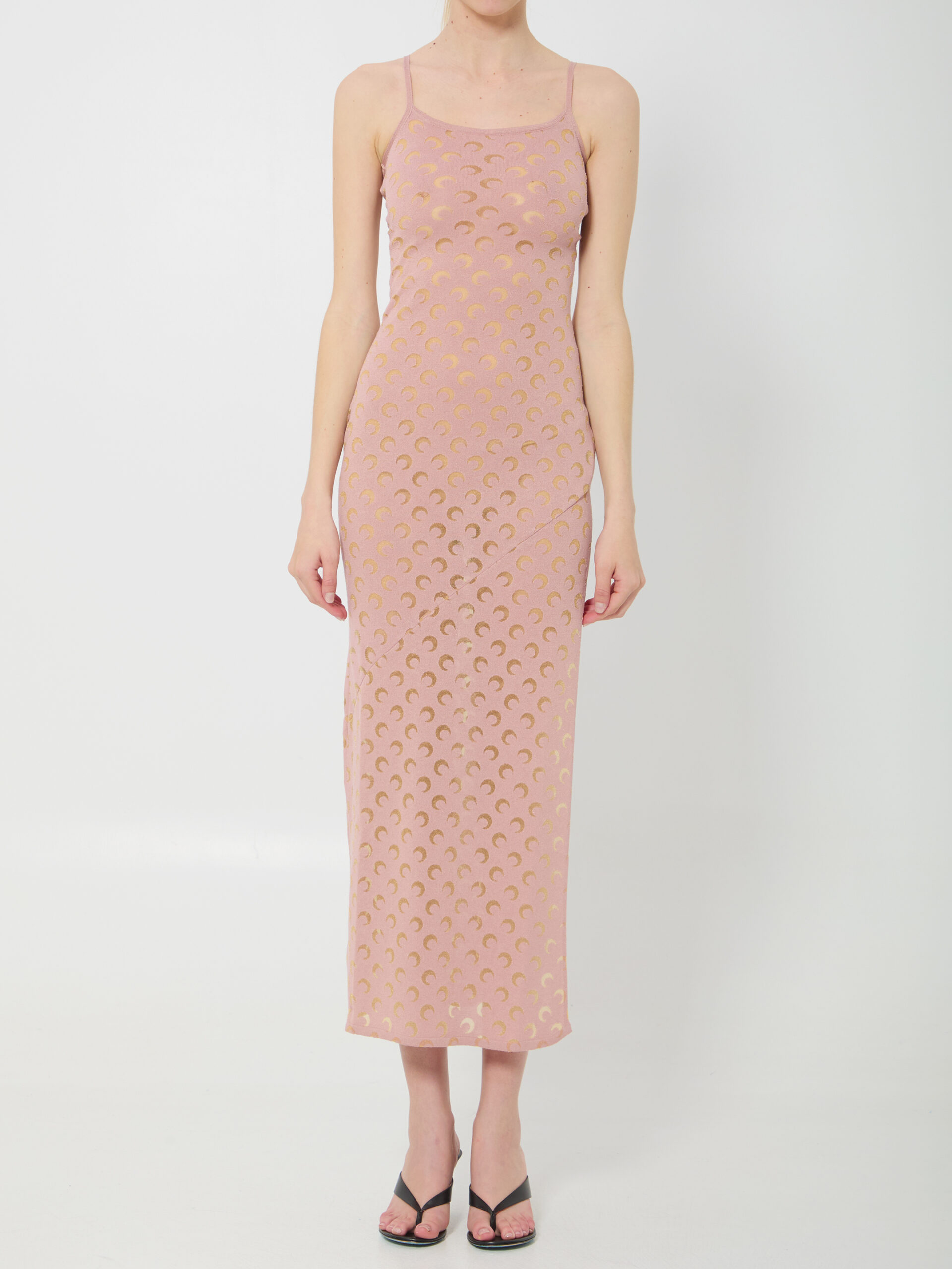 Marine Serre Moon Devore maxi dress