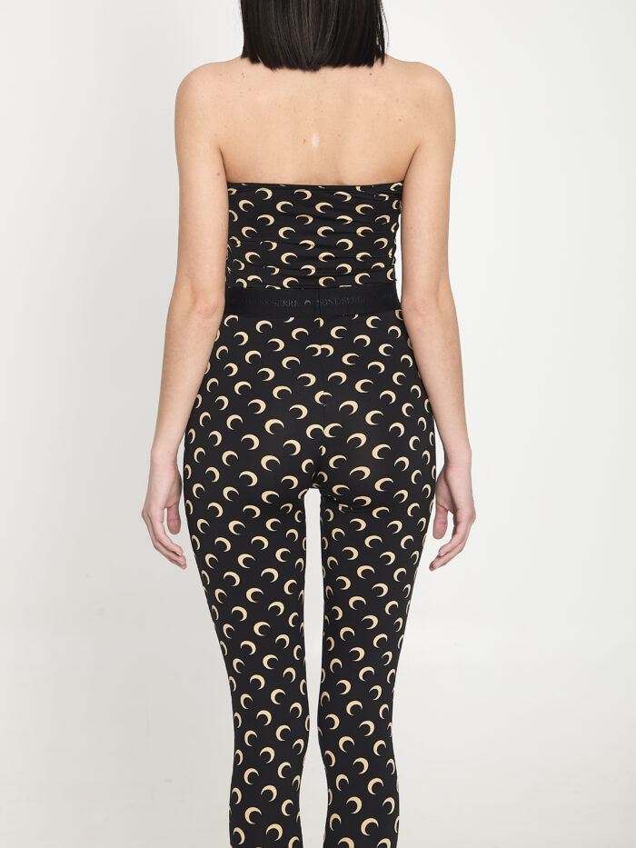 Marine Serre Moon jersey bustier top