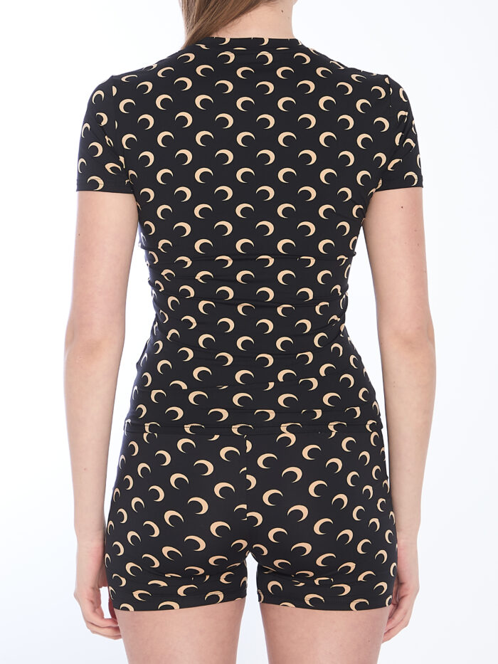 Marine Serre Moon jersey short-sleeve top