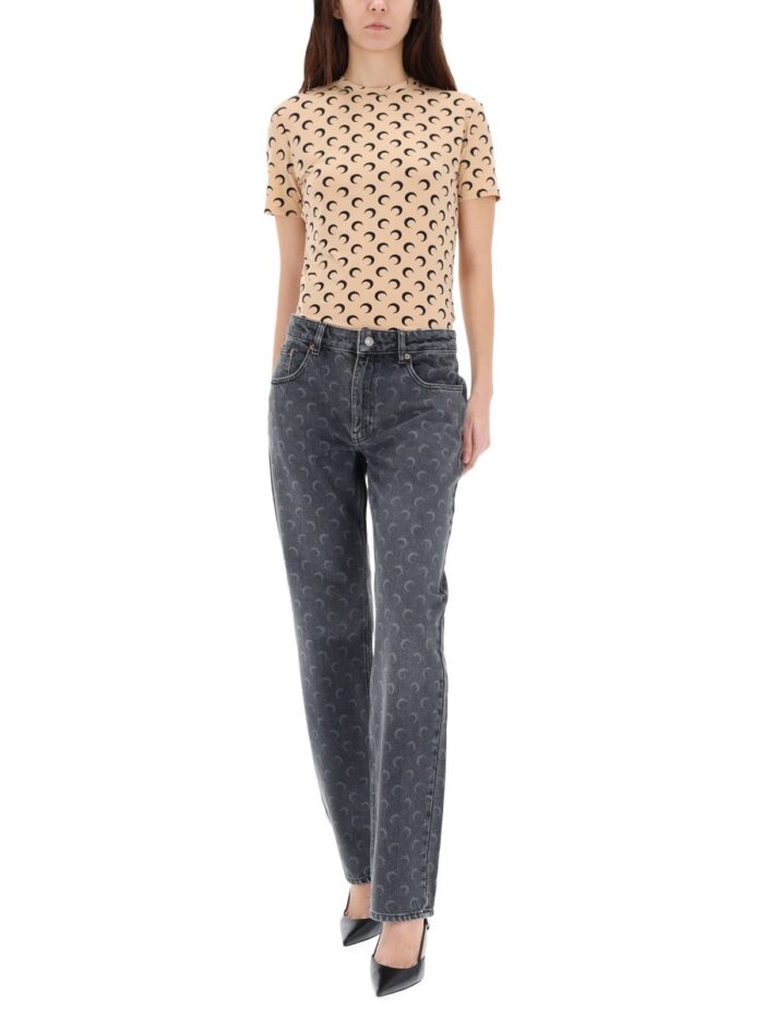 MARINE SERRE "MOON LASER" JEANS